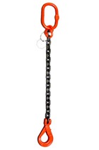 Weissenfel 5.3 tonne 1-Leg Chainsling, Safety Hook