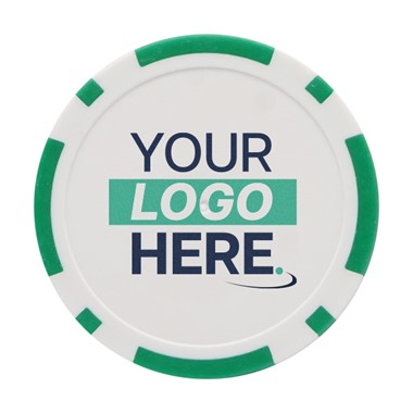 Personalised Golf Poker Chip | Dark Green