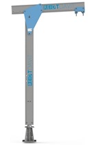 Reid 500kg Shackled T-Davit Radius 1050mm