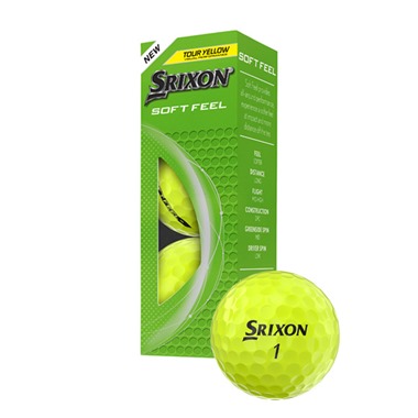Srixon Soft Feel Yellow Golf Balls 2025