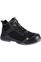 Portwest FE01 Black/Grey Bevel Composite Mid Boot S3S ESD SR FO