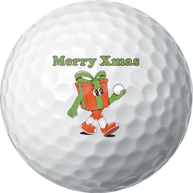 Merry Xmas Golf Ball
