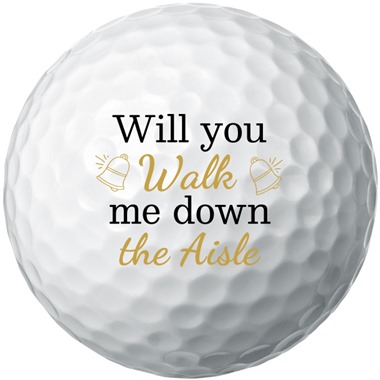 Father of the Bride Golf Balls - Style 1