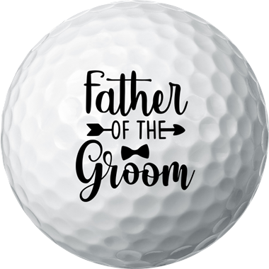 Father of the Groom Golf Balls