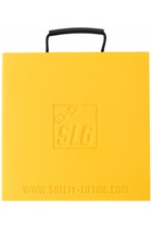 Yellow Hi-viz 400x400x30mm Square Outrigger Pad