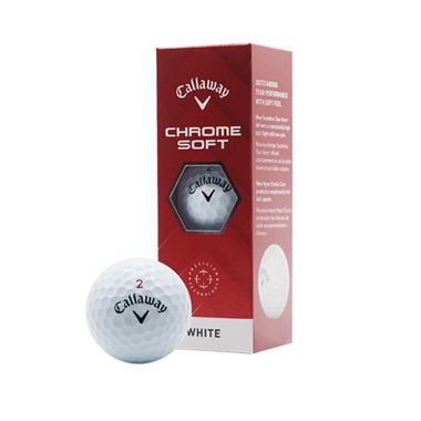 Callaway Chrome Soft White Golf Balls 2024