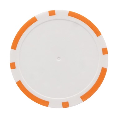 Personalised Golf Poker Chip | Orange