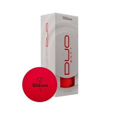 Wilson Duo Soft Red Golf Balls 2025
