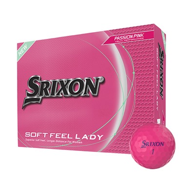 Srixon Soft Feel Lady Pink Golf Balls 2025