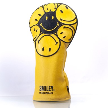 Smiley Originals Stacked Yellow Driver Head Cover