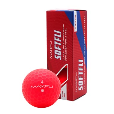 Maxfli Softfli Red Golf Balls