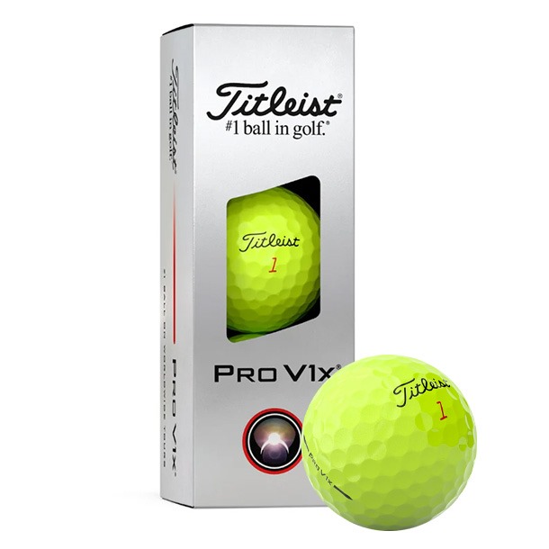 Titleist yellow Pro V1x