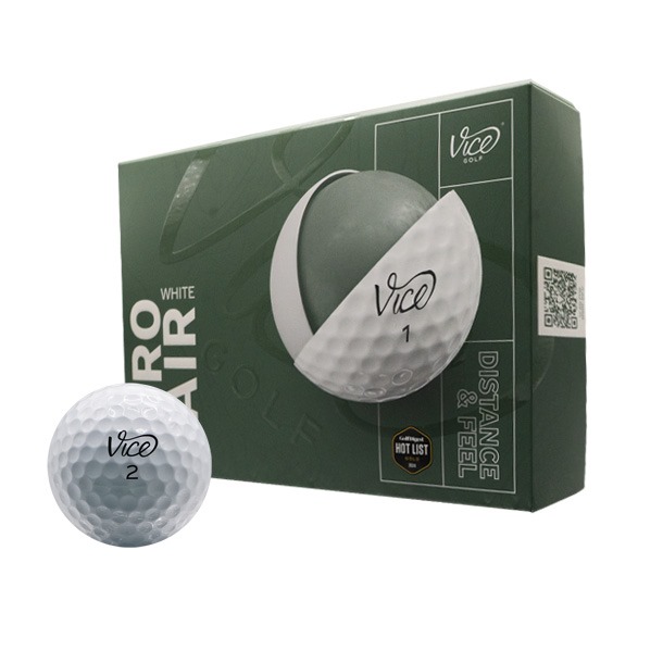 White Vice Pro Air Golf Balls