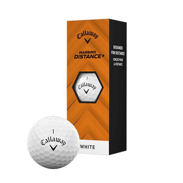 Callaway Warbird Distance+ White Golf Balls 2025