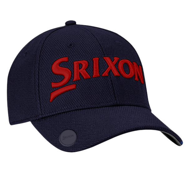 Srixon Ball Marker Golf Cap - Dark Blue (Red Srixon Logo)