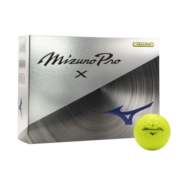 Mizuno Pro X Yellow Golf Balls 2025