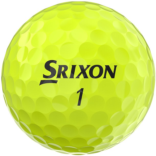 Yellow Srixon Soft Feel Ball