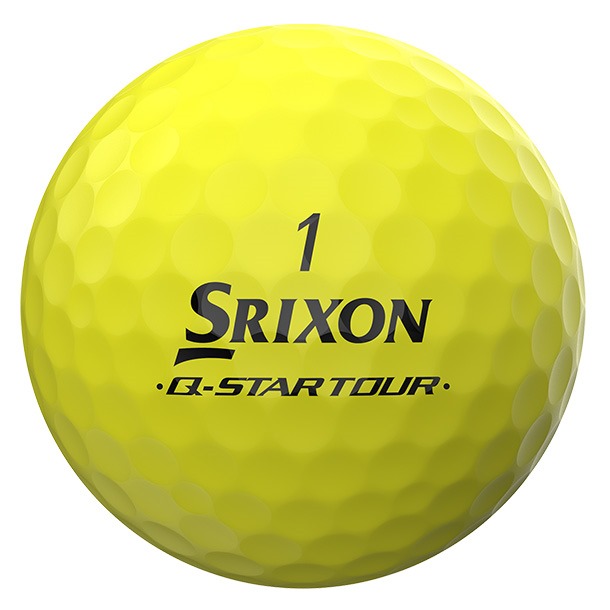 Srixon Q-Star Tour Divide Yellow & Red Golf Ball 2024