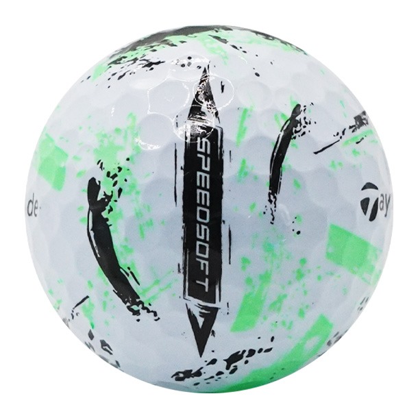 TaylorMade Speedsoft Ink Green Golf Balls 2024