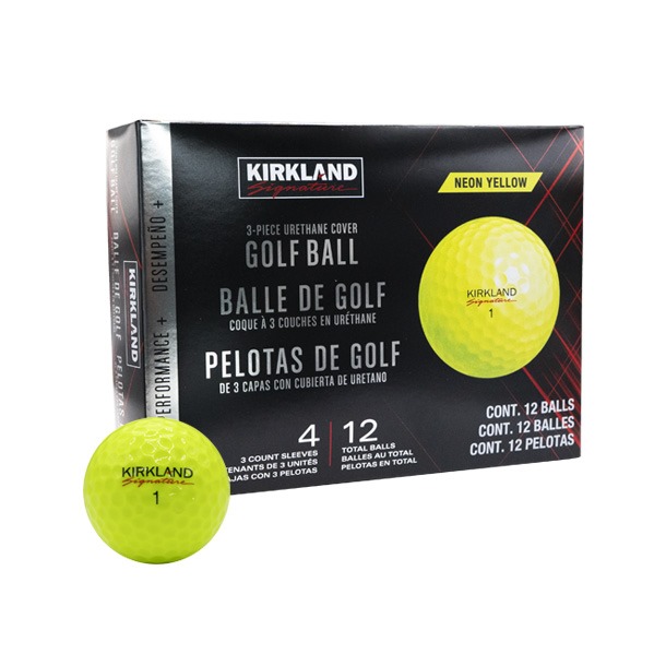 Kirkland Signature Yellow Golf Balls 2025