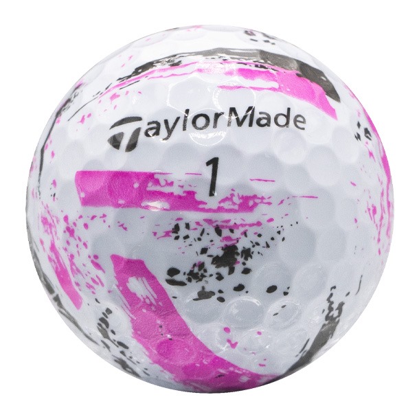 Pink TaylorMade Golf Ball
