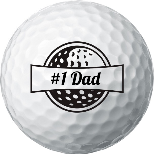 #1 dad golf balls