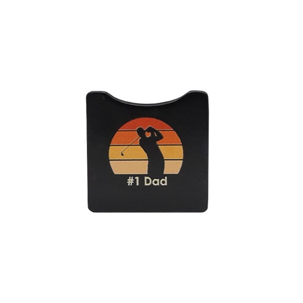 Number 1 Dad Square Alignment Marker