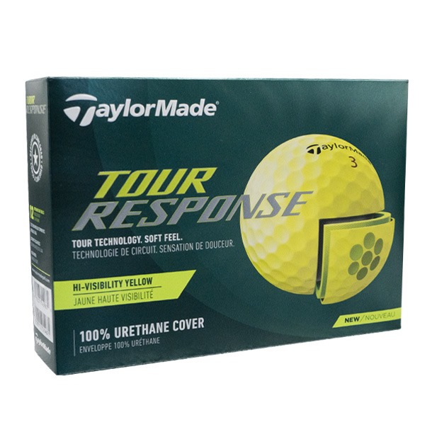 TaylorMade Tour Response Yellow Golf Balls