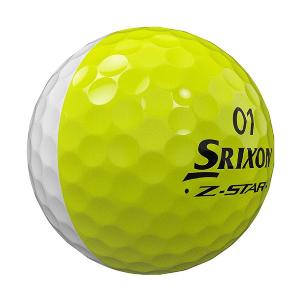 Srixon Z-Star Divide Yellow & White Golf Ball