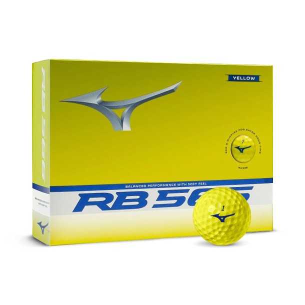 Mizuno RB566 Yellow Golf Balls 2025