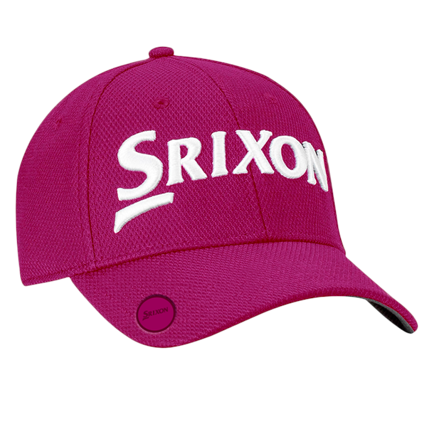 Srixon Ball Marker Golf Cap - Pink (White Srixon Logo)