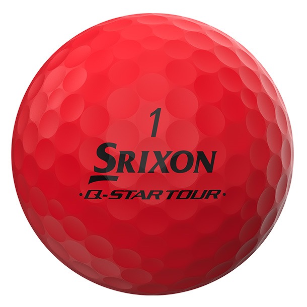 Srixon Q-Star Tour Divide Yellow & Red Golf Balls 2024 Red
