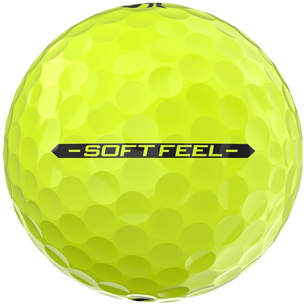 Yellow Soft Feel Golf Ball