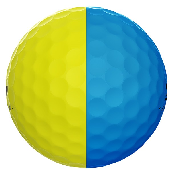Q-Star Tour Divide Yellow & Blue Golf Balls 2024 divide