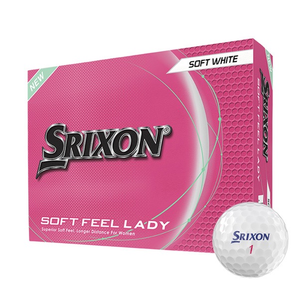 Srixon Soft Feel Lady White Golf Balls 2025
