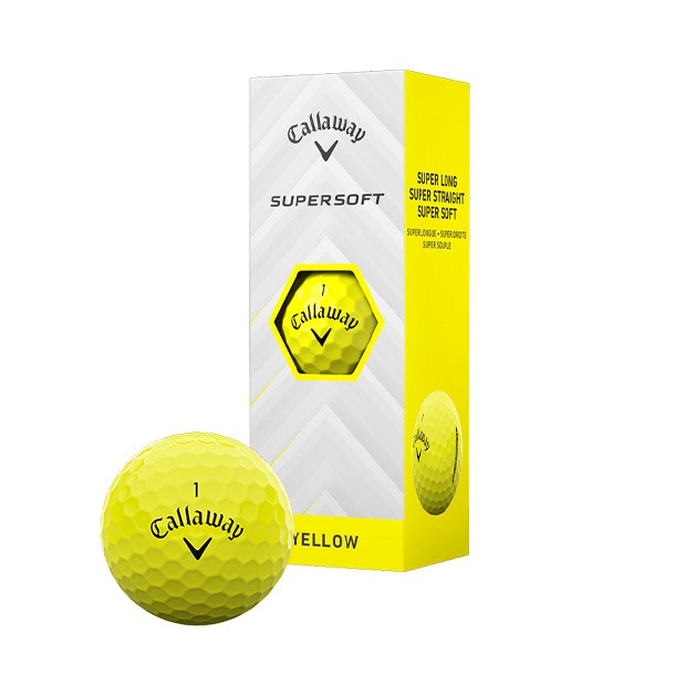 Callaway yellow Supersoft 2025