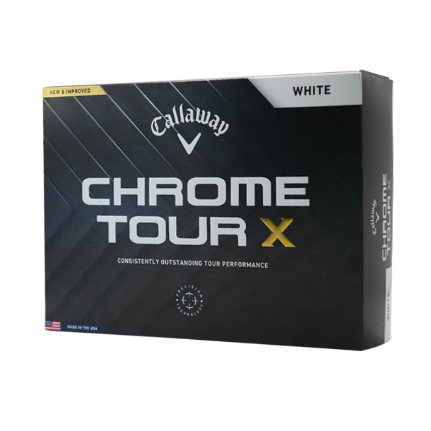 Callaway Chrome Tour X White Golf Balls 2024