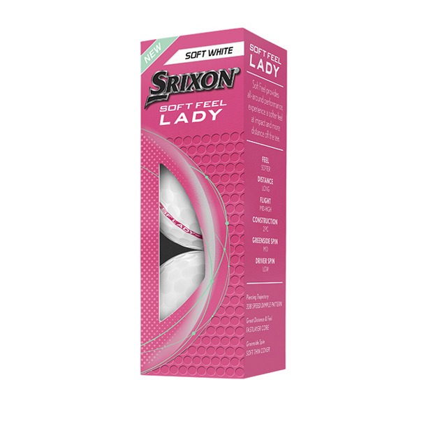 Srixon Soft Feel Lady White Golf Balls 2025