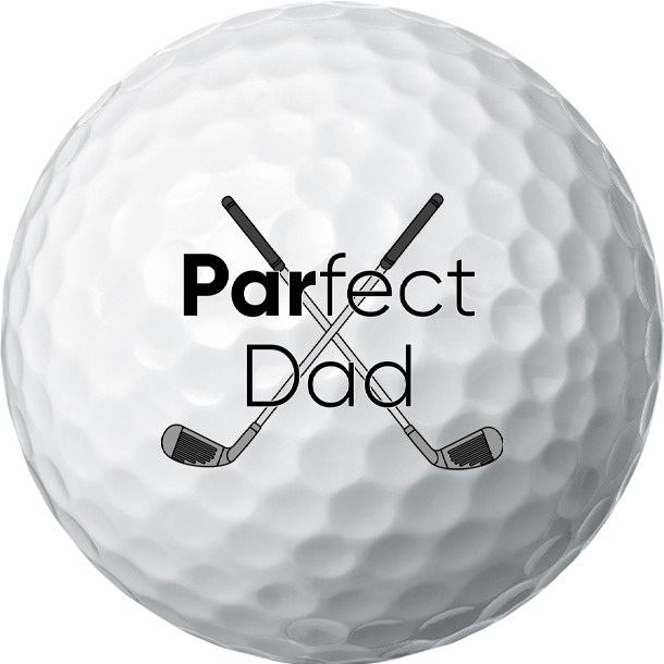 parfect dad club golf balls