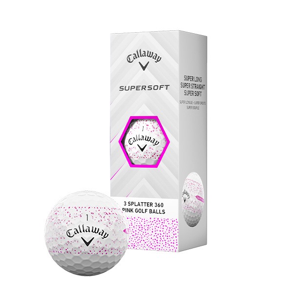 2025 Callaway Supersoft pink splatter