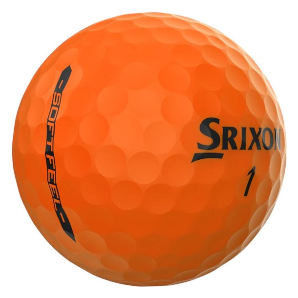 Srixon Soft Feel Brite Orange Golf Balls 2025