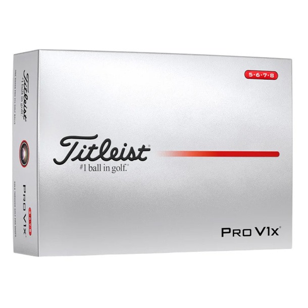 Titleist Pro V1x White High Numbers Golf Balls 2025
