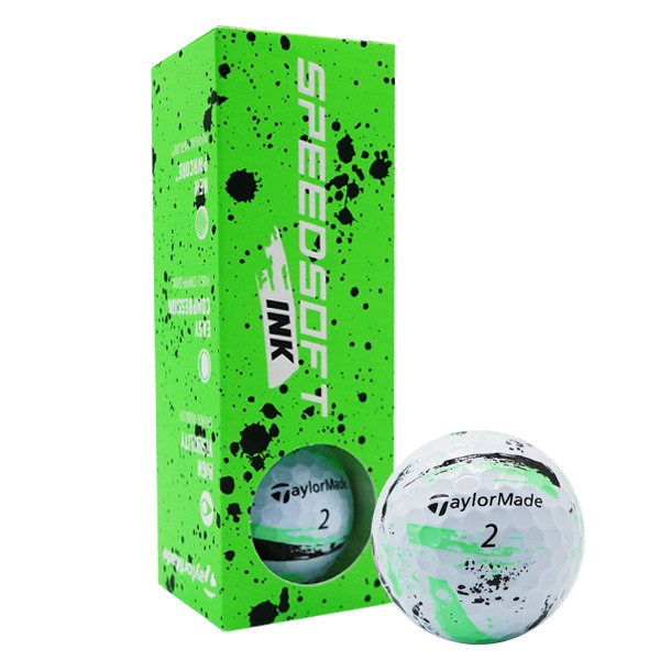 TaylorMade Speedsoft Ink Green Golf Balls 2024
