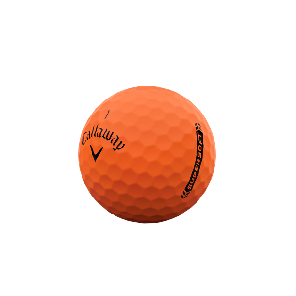 callaway supersoft matte orange golf ball