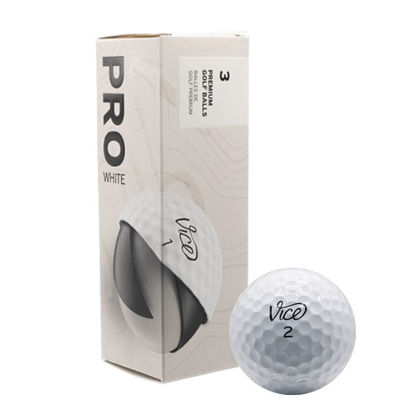 Vice Pro Golf Balls White