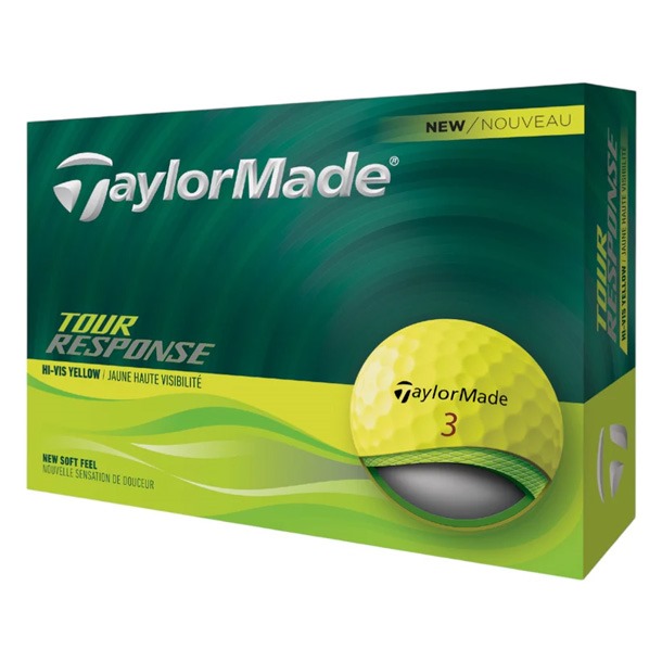 TaylorMade Tour Response Yellow Golf Balls
