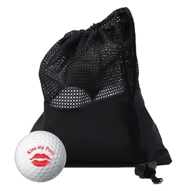 'Kiss My Putt' Funny Golf Balls