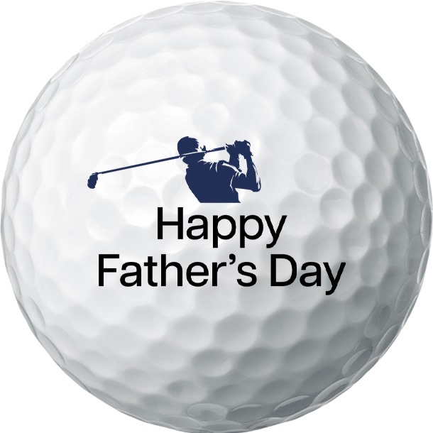 happy father's day golf balls