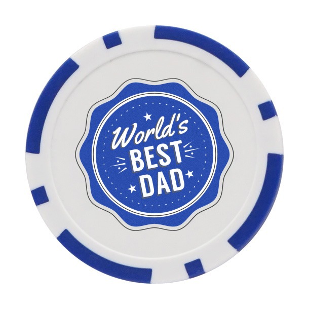 Navy golf ball marker