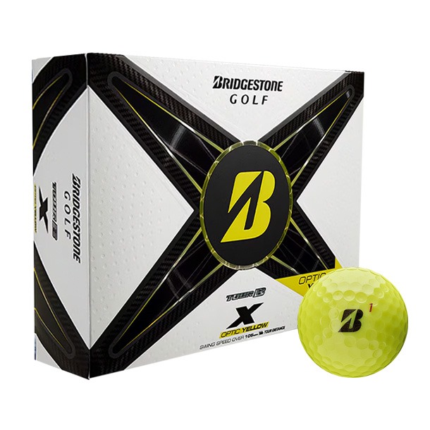 Bridgestone Tour B X Yellow Golf Balls 2024